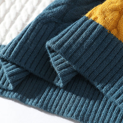 Couple Wear Turtleneck Pullover Thick Sweater Soft Warm Pure Cashmere Simple Bottoming Shirt - Hiccupzz