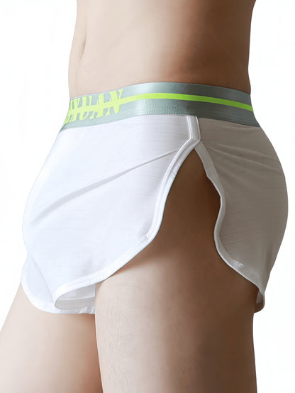 Men's Slim-Fit Elastic Boxer Shorts, Comfortable Casual Home Wear Arrow Pants - Hiccupzz