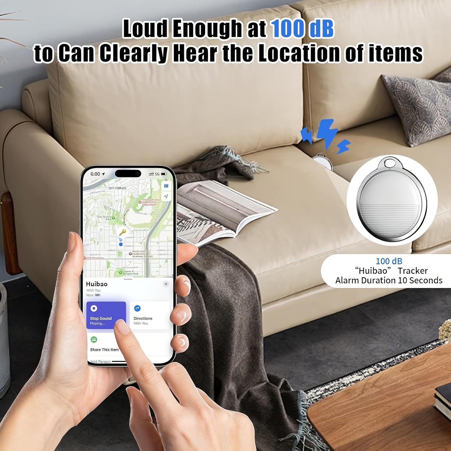 4 Pcs GPS Smart Anti-Lost Device - Real-Time Tracking, No Installation, For Pets, Elderly & Children, IOS Compatible