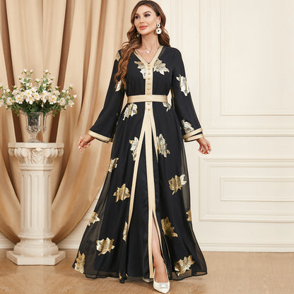 Middle Eastern Muslim Women's Two-piece Dress - Hiccupzz