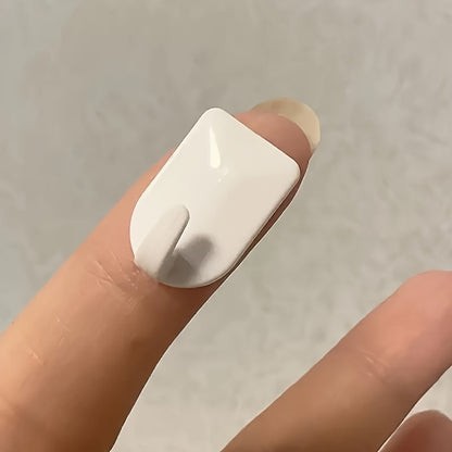 Mini Self-Adhesive Wall Hook (1pc/9pcs): Sticky Hook for Hanging Jewelry, Necklaces, and Bracelets - Easy Install for Kitchen, Bathroom, Bedroom, or Office - Hiccupzz