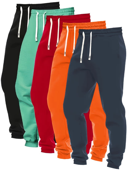5-Pack Women's Loose Fit Drawstring Joggers for Fall/Winter Activewear - Hiccupzz