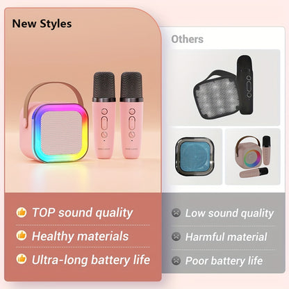 Portable Karaoke Speaker with Microphone Set - Ideal for Home Parties and Birthday Gifts - Hiccupzz