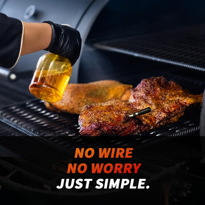 Holiday Wireless Meat Thermometer - 800°F Range, iOS & Android App Compatible