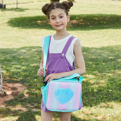 Laser Simple Rainbow Color Insulation Bento Bag - Hiccupzz