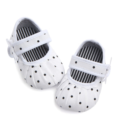 Baby Girl Shoes Cute Polka Dot Princess Kid Anti-slip On Shoes - Hiccupzz