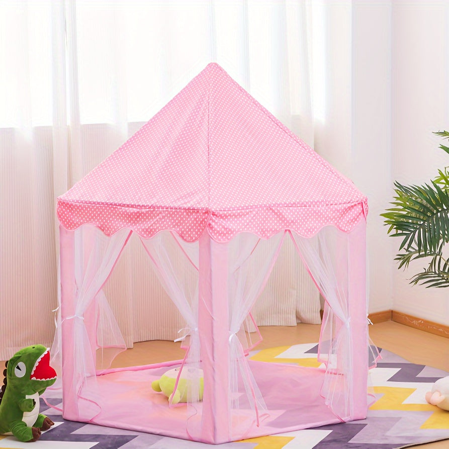 1 Pc Youngsters' Indoor Play Tent - Durable Polyester & PVC, Perfect for Outdoor Fun