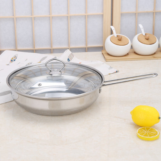 18-Piece Stainless Steel Cookware Set – Household Kitchen Soup Pot Set (16–26 cm)