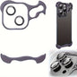 Metal Corner Anti-Fall Special-Shaped Phone Case For iPhone 15 Pro Max 14 15 Pro 14 Pro Max 14 15 Plus 13 Pro Max 13 Pro With Lens Film Frameless Slim Shockproof - Hiccupzz