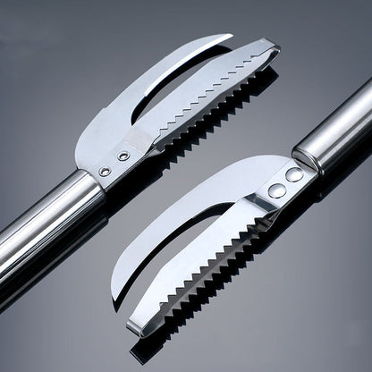 Kitchen 3 In 1 Stainless Steel Scale Planer Fish Scraper Fish Multi-Function Fish Scraper Scale Tool Fish Maw Knife - Hiccupzz