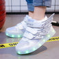 Lights up, children's sneakers, glitter shoes - Hiccupzz