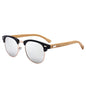 New fashion sunglasses men's classic bamboo legs bamboo glasses sunglasses sunglasses driving mirror - Hiccupzz