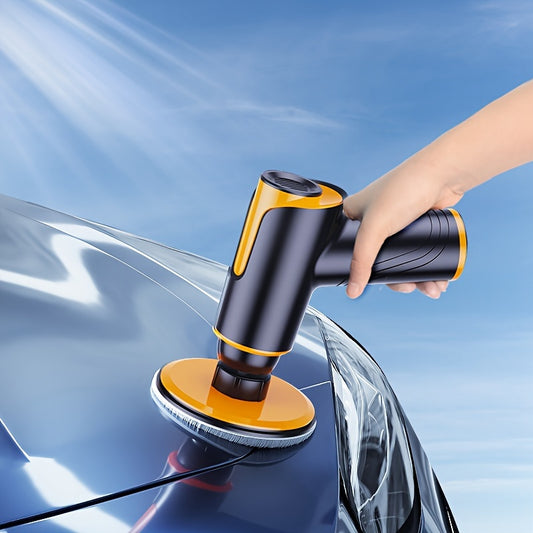 100W Wireless Rechargeable Car Waxing Machine - Small Polisher for Locomotive, Scratch Repair & Multifunctional Portable Polishing