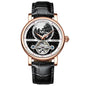 Men's Luminous Leather Casual Waterproof Automatic Mechanical Watch - Hiccupzz