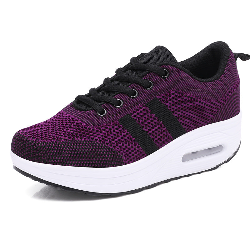 Fly Woven Mesh Breathable Sports Casual Shoes