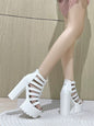 Waterproof Platform Thick Heeled Sandals - Hiccupzz