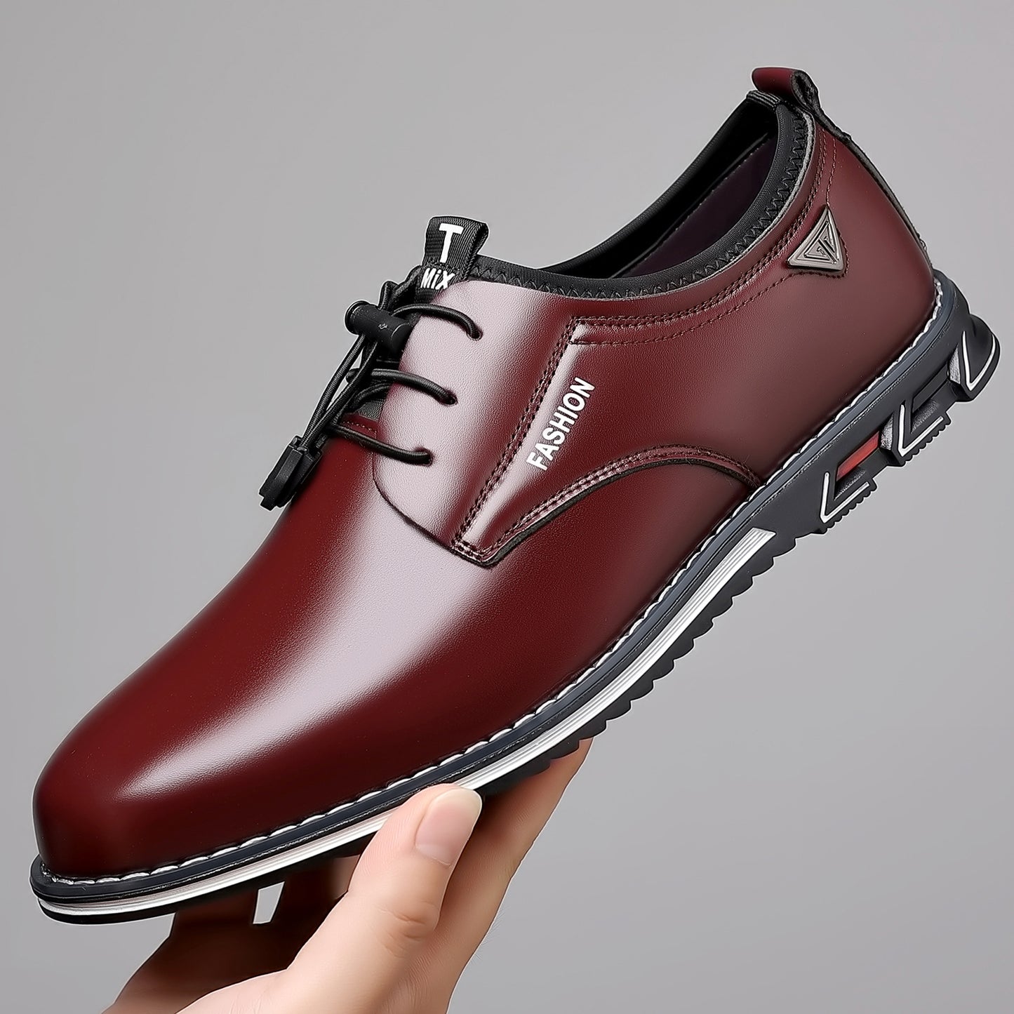 Plus Size Casual Leather Shoes Male