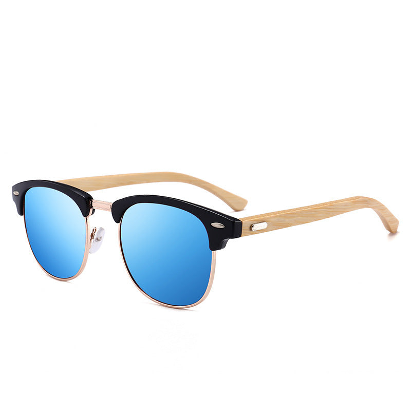 New fashion sunglasses men's classic bamboo legs bamboo glasses sunglasses sunglasses driving mirror