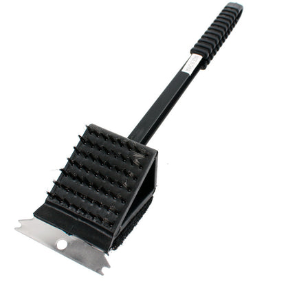 All In One Grill Scraper And Steel Brush Tool - Hiccupzz