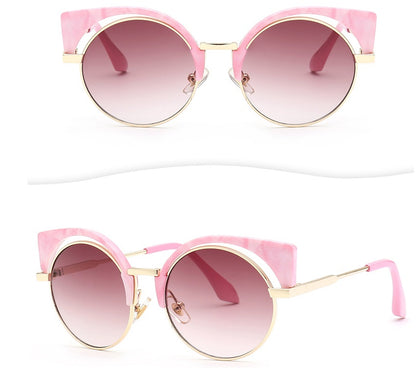 Fashion vintage metal frame sunglasses - Hiccupzz