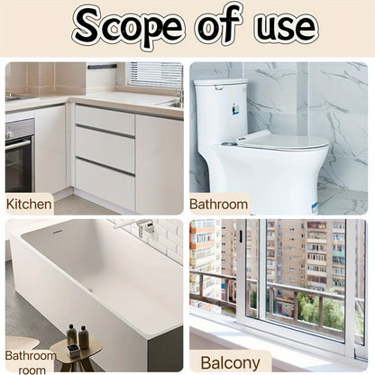 35 Oz Waterproof Glue Sealant Clear, Super Strong Invisible Waterproof Agent, Anti-Leakage Waterproof Sealant Adhesive Coating for Kitchen, Garden, Roofs, Walls (1 KG)