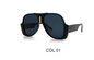 Retro Avant-garde Men And Women Fashion Big Frame Sunglasses - Hiccupzz