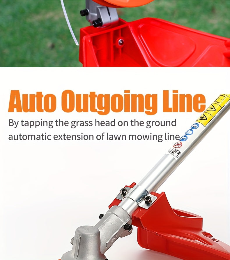 M10*1.25 Premium Automatic Grass Trimmer Head - Efficient, Durable, Easy to Install - For Gasoline Brush Cutter, Lawn Care & Yard Maintenance