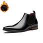 Men's High Top Leather Short Boots Business - Hiccupzz