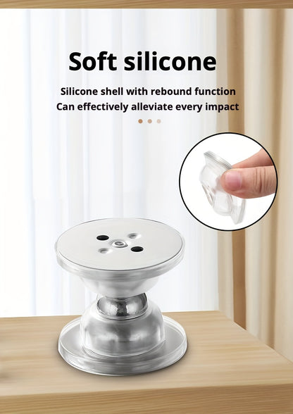 1 Pc Premium Magnetic Door Stopper - Strong Hold, No Drilling, Wall & Floor Mounting