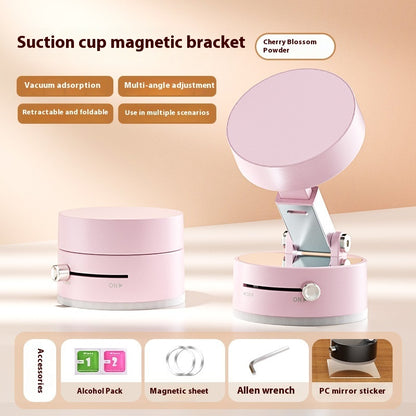 Foldable Magnetic Car Mount with Strong Suction Cup – Hands-Free Smartphone Holder