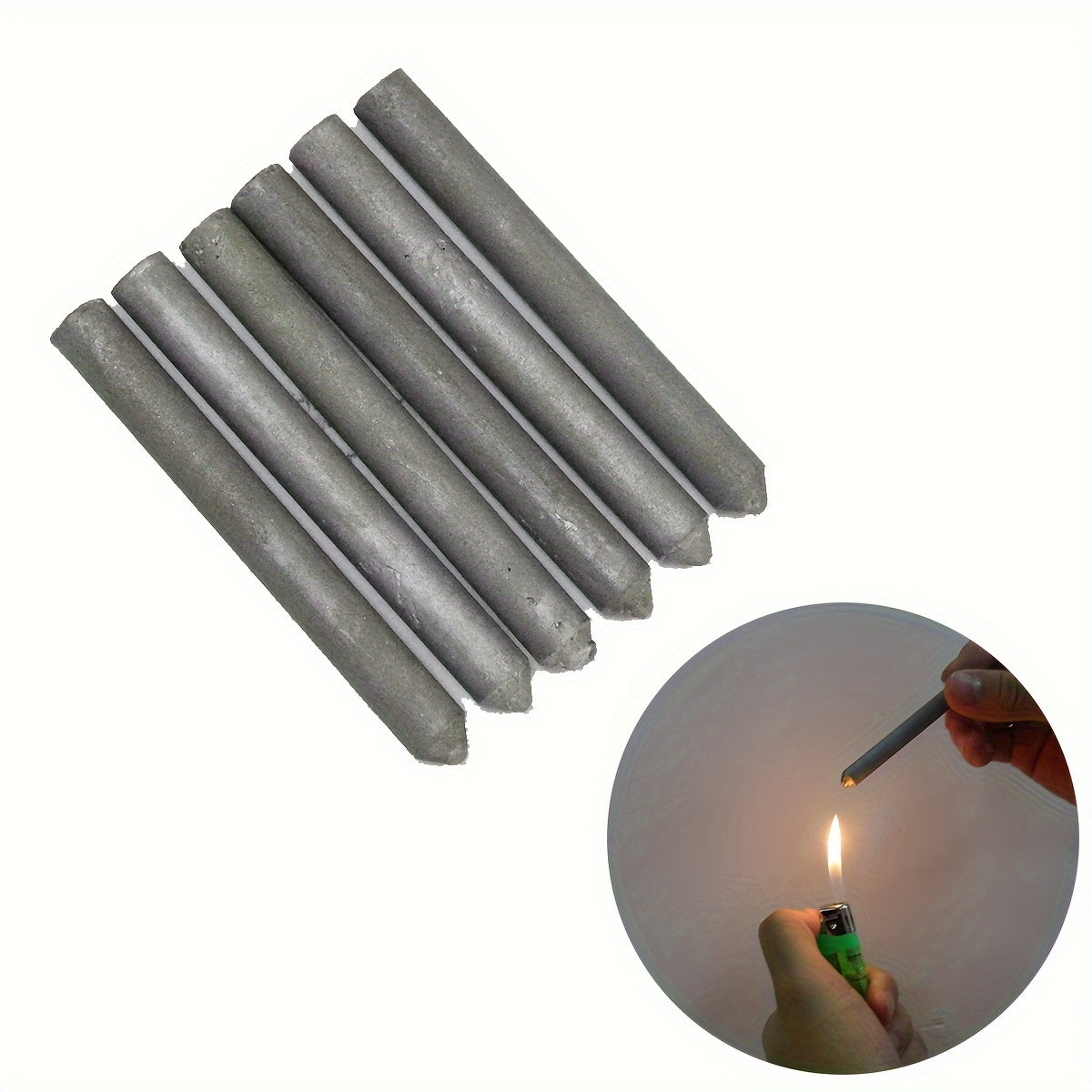 6 Pcs Easy-Melt Low Temp Welding Rods for Water Tanks & Pipes - Versatile, Quick-Fuse Powder Core Sticks for Stainless Steel, Copper, Iron, Aluminum