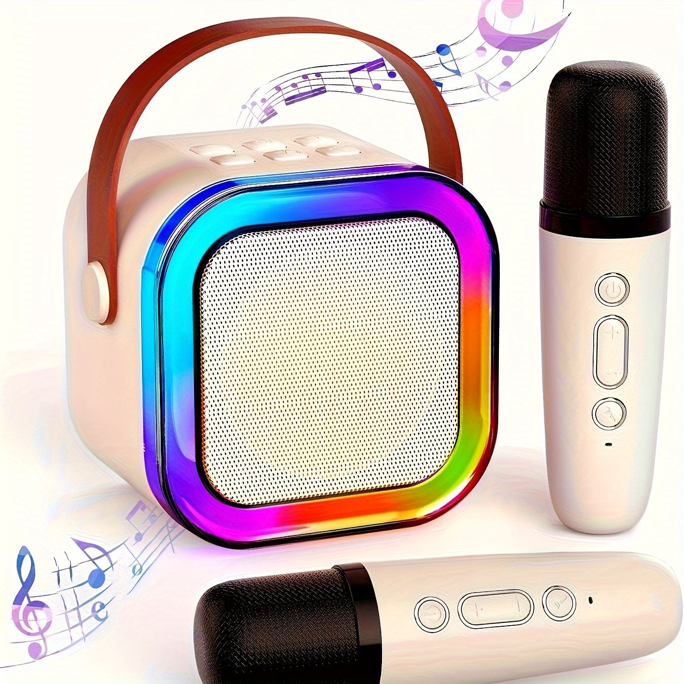 Portable Karaoke Speaker with Microphone Set - Ideal for Home Parties and Birthday Gifts