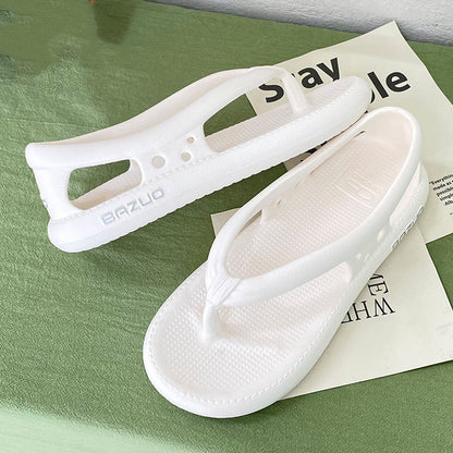 Fashion Personality Women With Heel Flip-flops - Hiccupzz