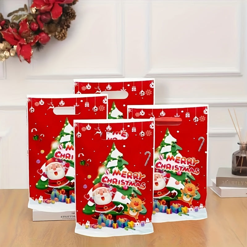 10pcs Christmas Party Supplies – Bead Gift Bags, Christmas Decoration Tote Bags for Weddings, Birthdays, and Craft Tote Bags, Perfect for Party Gifts and Decorations