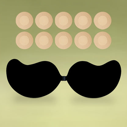 Strapless Reusable Breast Pasties - Invisible Self-Adhesive Nipple Covers for Women's Lingerie & Underwear - Comfortable and Discreet Solution for Lift and Coverage - Hiccupzz