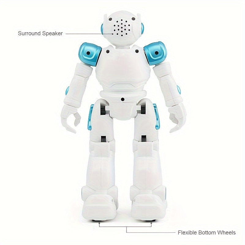 RC Robot Toys for Kids - Remote Control Gesture-Sensing, Programmable Dancing, Walking, Singing Intelligent Robot, Rechargeable, for 8+ Years