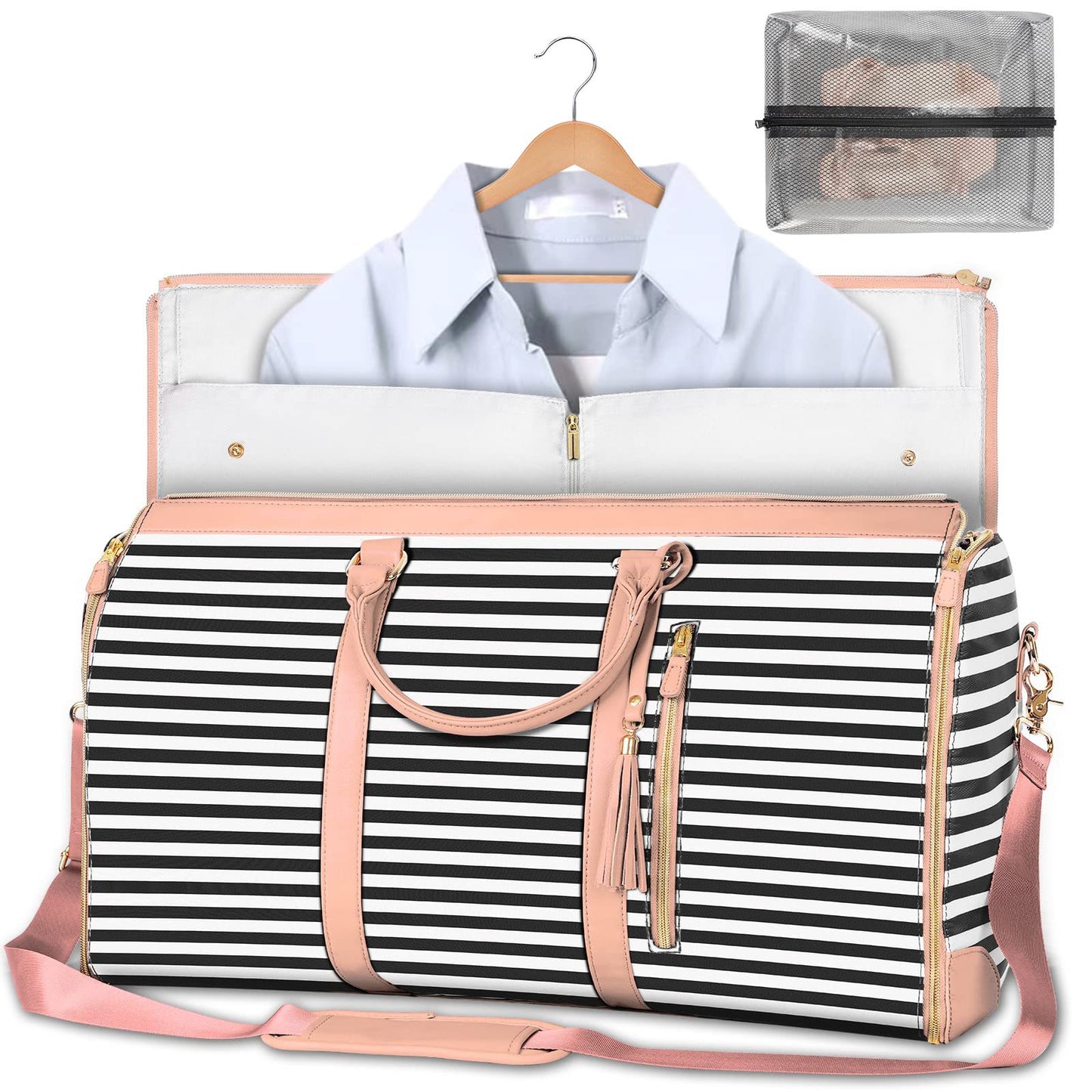 Large-Capacity Waterproof Travel Duffle Bag for Women – Foldable Clothes Tote