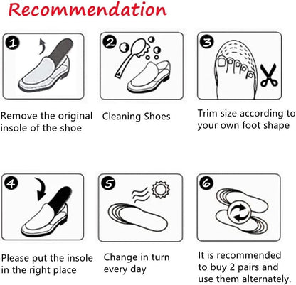 Invisible Height Increased Insole, Men Women Heel Lift Taller Shoe Inserts Pad Adjustable More Comfortable Supporting Insole For Unisex - Hiccupzz