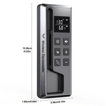 Holiday Wireless Meat Thermometer - 800°F Range, iOS & Android App Compatible