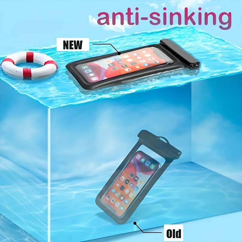 Funda protectora impermeable para teléfono, funda para teléfono para natación al aire libre, diversión en la playa