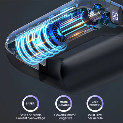 The Latest Fully Upgraded Fascia Massage Ring - 5 Handheld Applications, 5 Modes, 5 Frequencies for Muscle Fatigue and Toning, Lightweight for Shoulder, Waist, and Leg