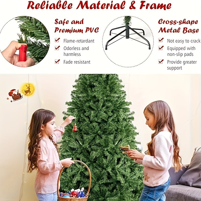 Artificial Christmas Tree, 7.5 Ft with 1346 Branch Tips