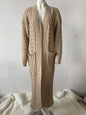 Women's Long Knit Sweater Coat - Hiccupzz