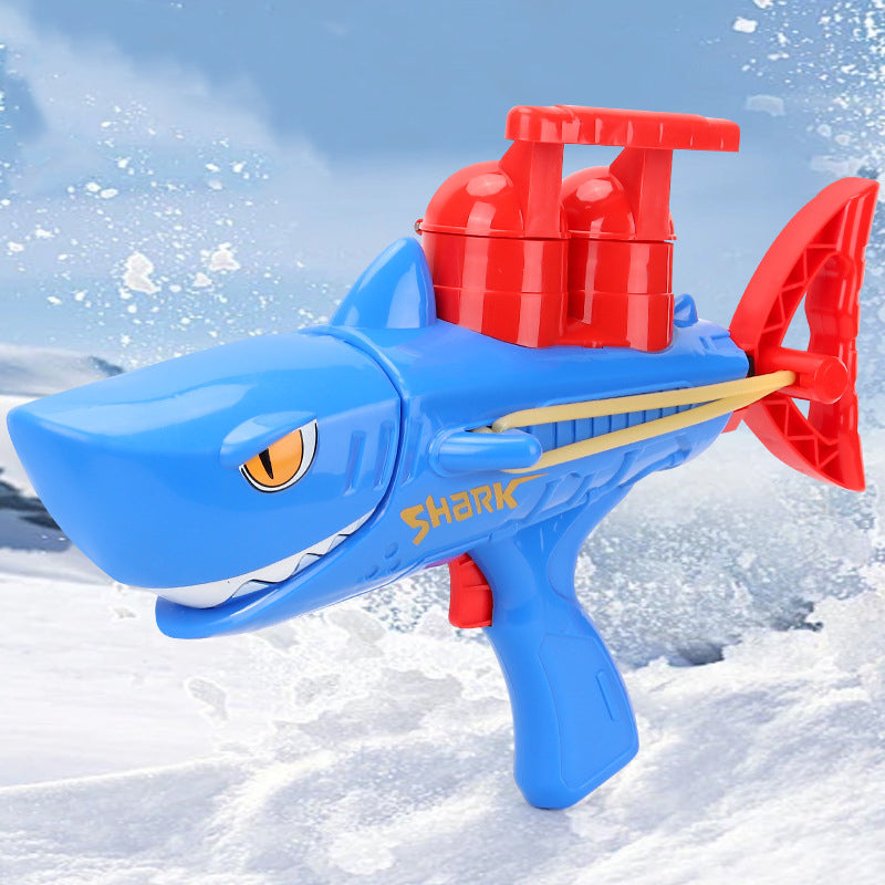 Children's Shark Snowball Gun - Outdoor Snow Play Toy for Kids