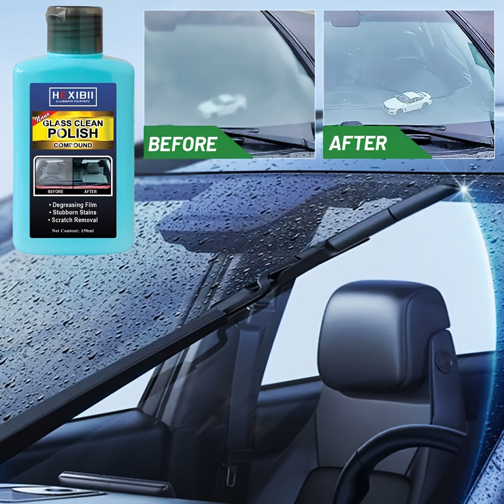 150ml Car Glass Oil Film Remover & Cleaner, Automotive Glass Spray