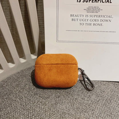 Luxury Italian Alcantara Leather Case for Apple AirPods 4 - Premium Protective Cover for AirPods 4 Earphones