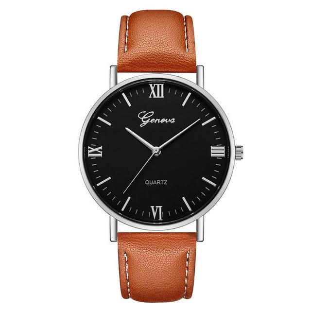 Simple Roman Literal Student Casual Quartz Watch