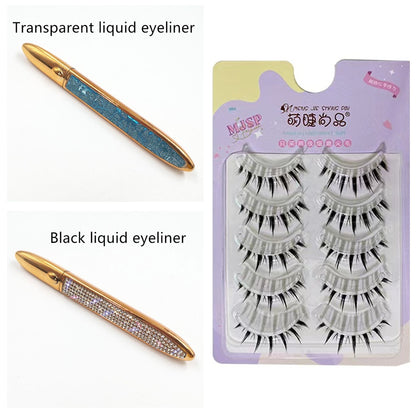 False Eyelashes Self-adhesive Eyeliner Multicolor - Hiccupzz