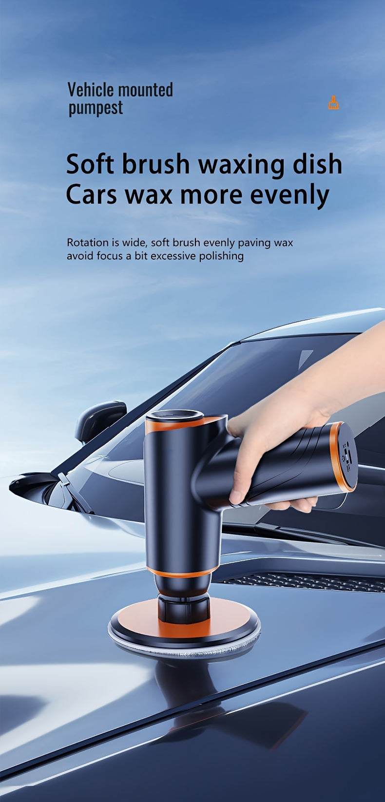 100W Wireless Rechargeable Car Waxing Machine - Small Polisher for Locomotive, Scratch Repair & Multifunctional Portable Polishing