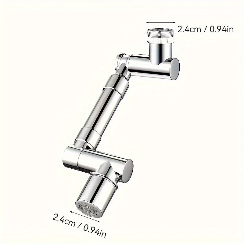 1 Pc Robotic Arm Faucet Extender - Universal Water-Saving Nozzle with Anti-Splash Bubble, Retractable & Rotatable Arm